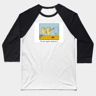 Funny Lager drink cartoon. Cartoon humour. Baseball T-Shirt